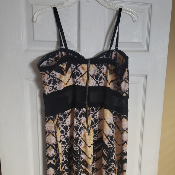 Material Girl Snakeskin print pushup dress - Picture 3 of 5
